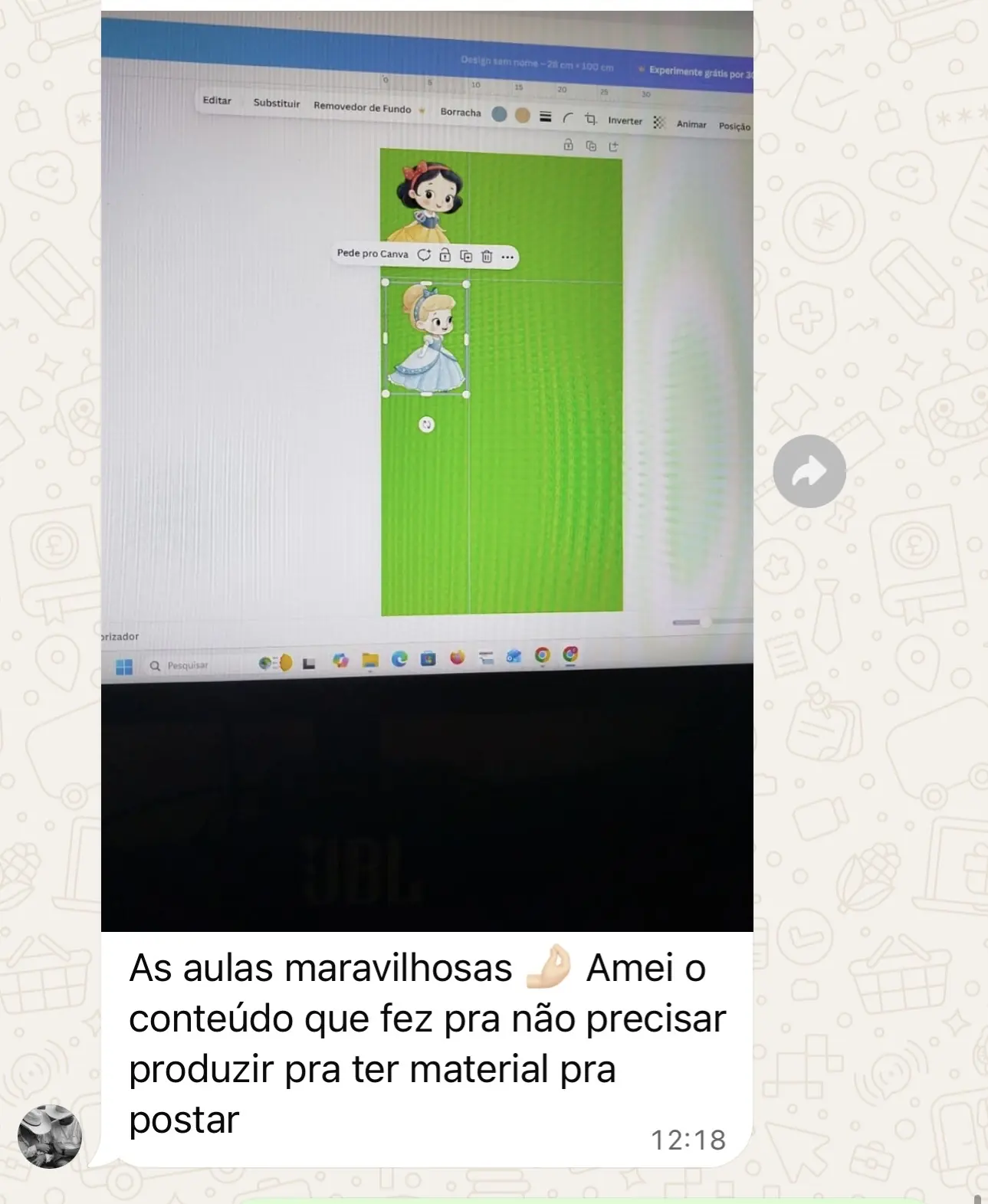 Depoimento de aluna sobre as aulas do Método Personalização Lucrativa
